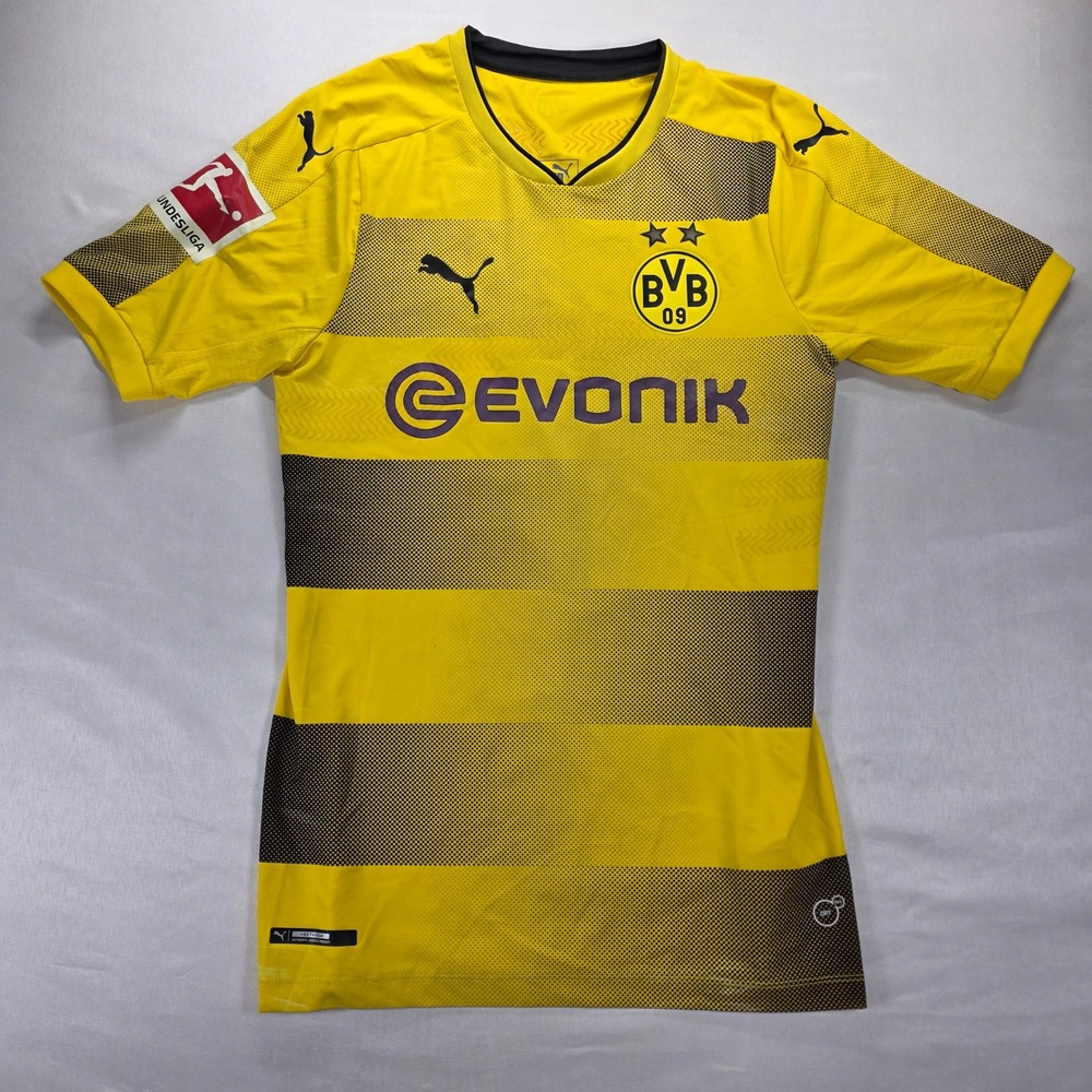 Puma Borussia Dortmund BVB Reus 11 Home Jersey Yellow Black Mens Medium